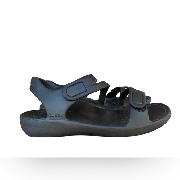 Aetrex Jillian Sport Sandal Black Women’s Size 9 Cushioned Water Resistant - Picture 10 of 11